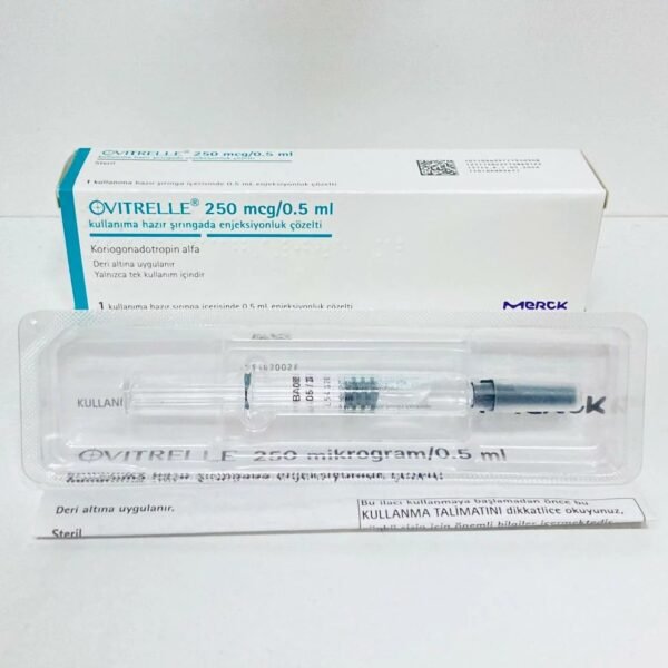 Ovitrrelle (pre-filled syringe) 250 mcg (6500 IU) (int)