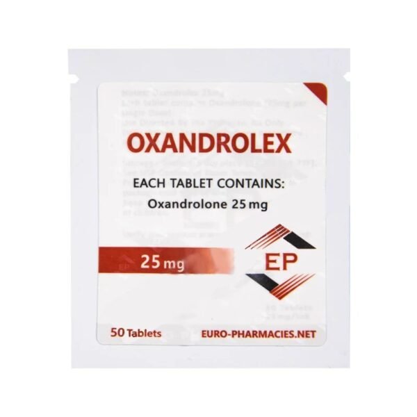 Oxandrolex 25 (Anavar) – 25mg/tab – 50 tab/bag USA